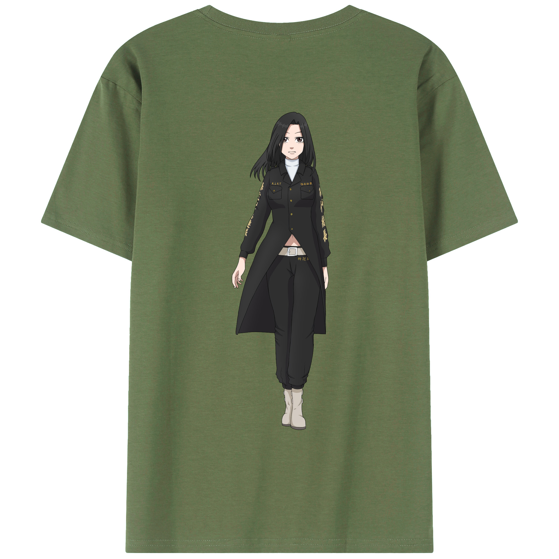 （画像用） 東京リベンジャーズ Tokyo Revengers 綿100％ メンズ半袖Tシャツ（バックプリント） 通気性